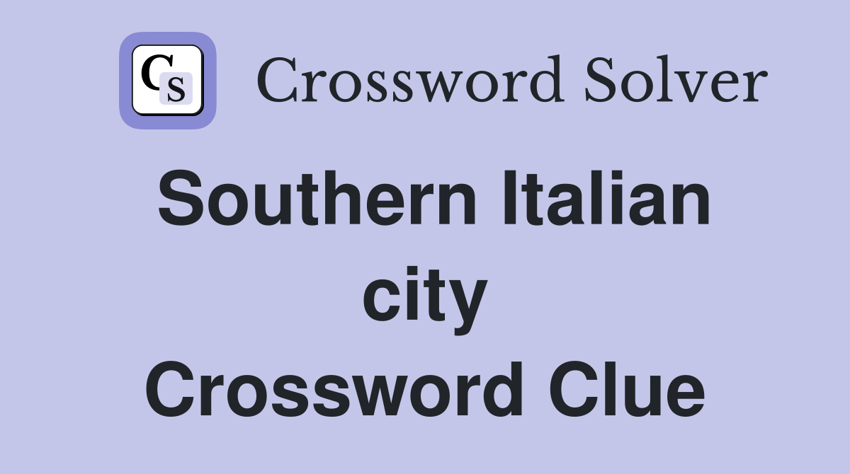 italy's city of canals crossword clue